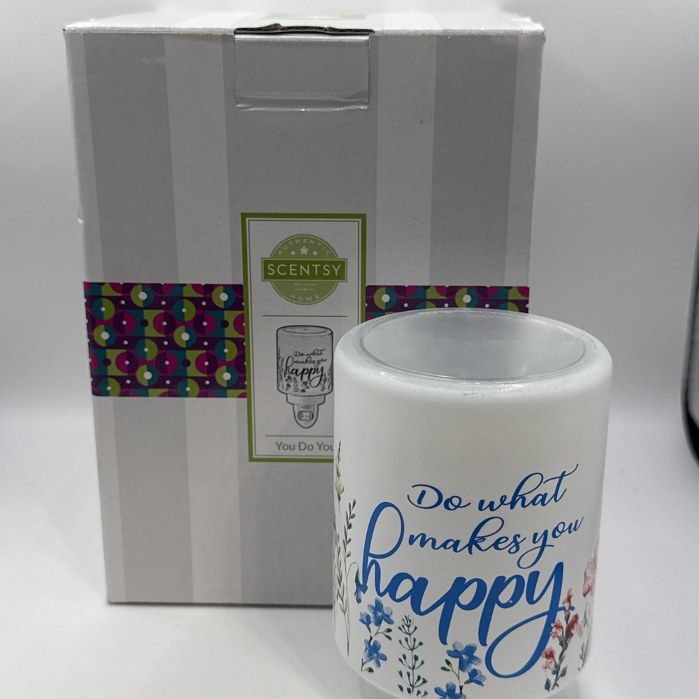 Scentsy You Do You Do What Makes You Happy Mini Wax Warmer Brand New In Box